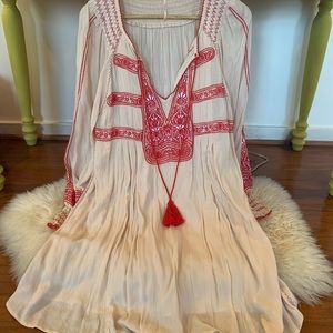 Peasant style dress. Flowy and ready for spring